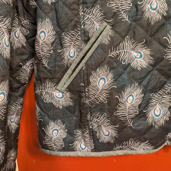 Heritage Barbour Modern Country Pippa Quilted Jacket L w Logo Snaps - Picture 6 of 15